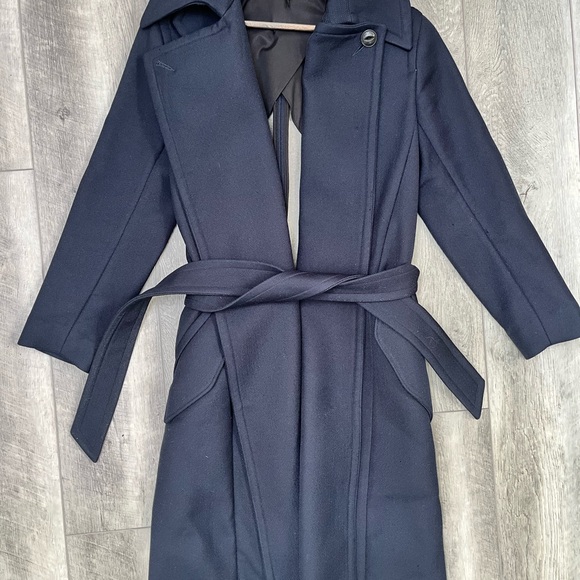 Rag & Bone navy blue trench coat, size XS, S. - Picture 2 of 4